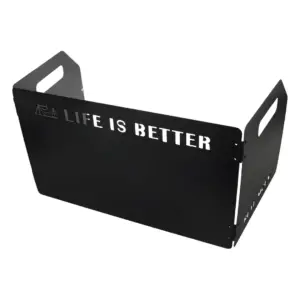 3-Panel Folding Stove Windshield