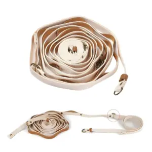 Camping hanging strap adjustable 3 to 5 metres on white background