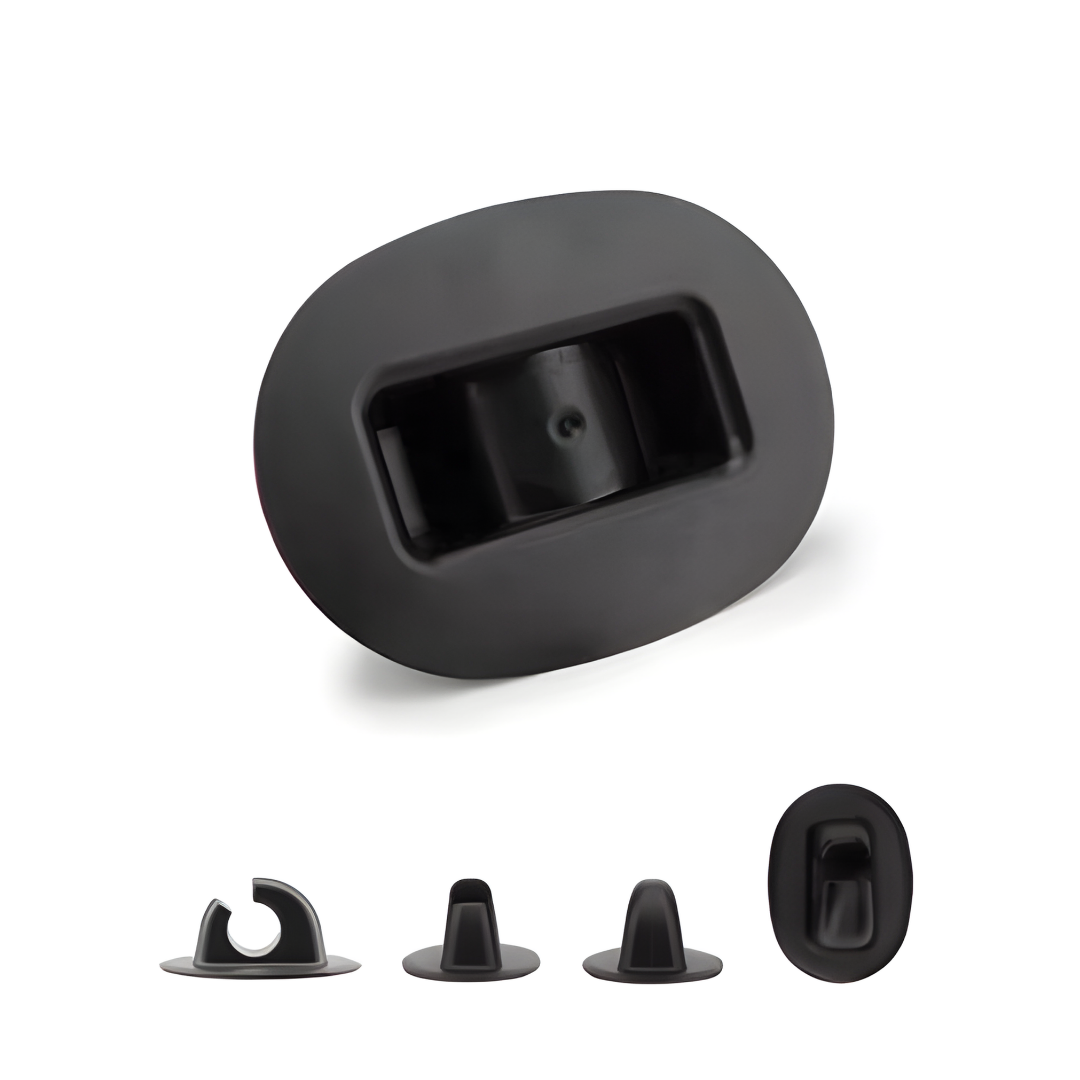 SUP paddle holder clip mount for inflatable paddle boards, securing paddle while on the water or at rest