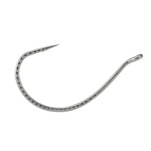 Wide gap fishing hook for soft plastic bait